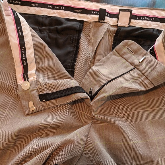 The Limited - Drew Fit Pants Brown Green Lavender - Picture 3 of 6